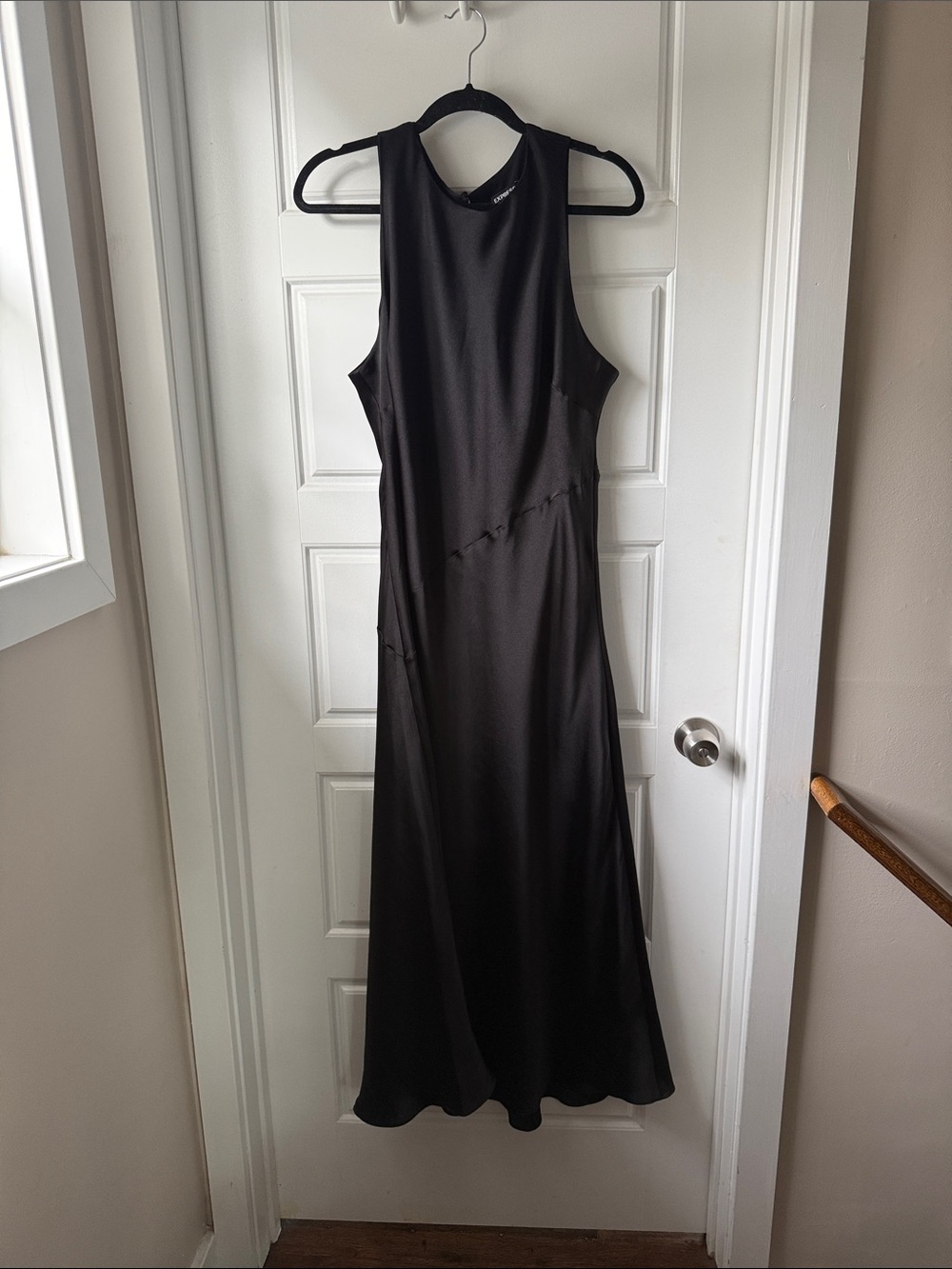 Black Sleeveless Midi Dress - Brand: